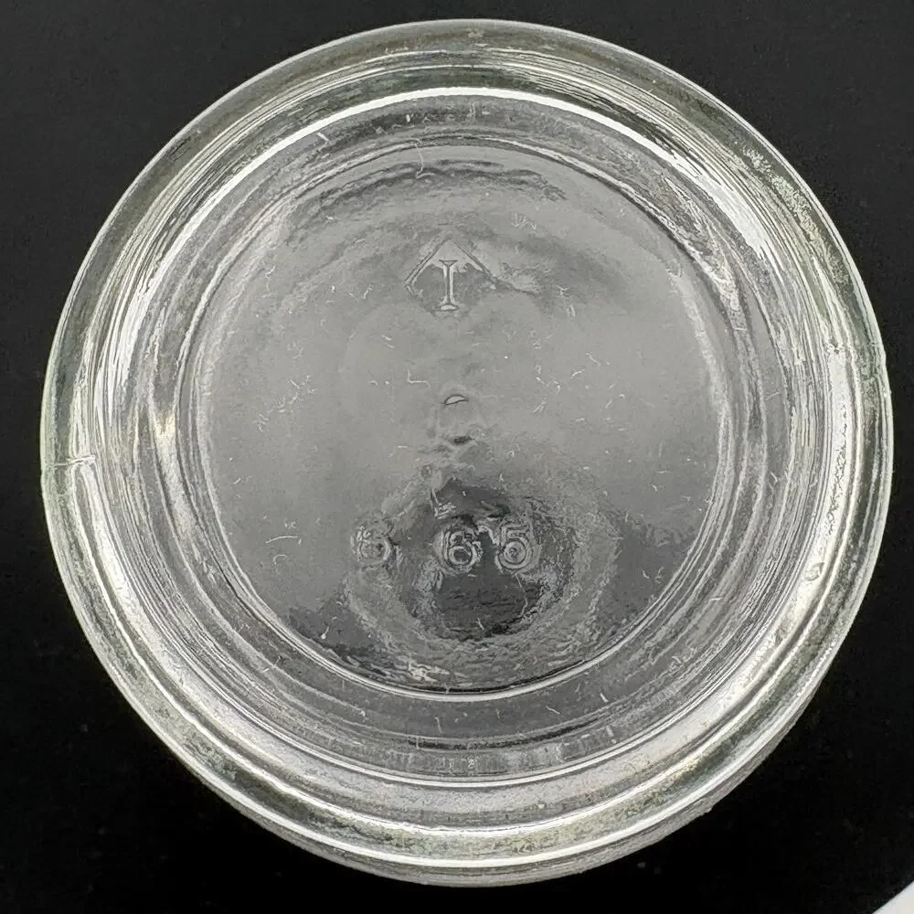 Mid Century Italian Glass Liquor Carafe Stopper Frosted Fern Barware Set